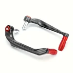 Protège-mains en alliage aluminium motos Rouge