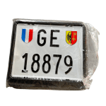 Plaque d'immatriculation moto FRANCE Grand Format