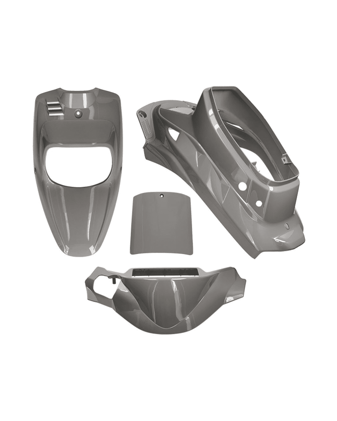Design sans titre (75) Carénage Booster Spirit bws 4 pièces - Gris – Image 1
