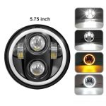 Projecteur Feu LED MOTO Rond HORNET – Image 3
