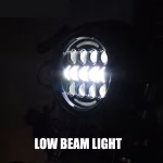 Projecteur Phare LED MOTO Rond HORNET – Image 3
