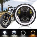 Projecteur Feu LED MOTO Rond HORNET – Image 2