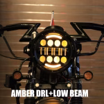 Projecteur Phare LED MOTO Rond HORNET – Image 2