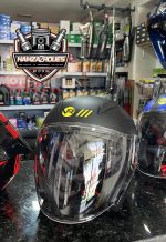 Casque Moto Jet VRWEARE - Rouge – Image 3