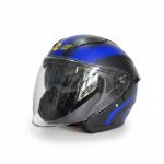 Casque Moto Jet VRWEARE - Bleu