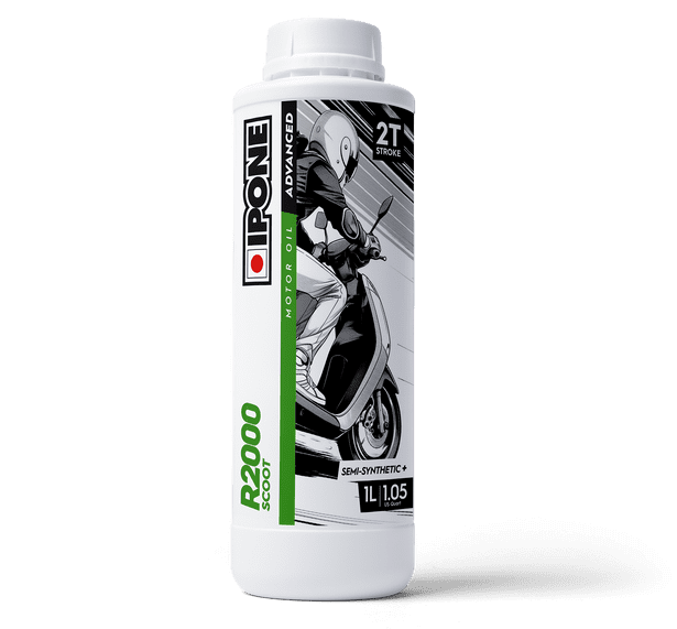 R2000-SCOOT-1L_660x660 Huile Moteur 2T R2000 SCOOT FRAISE 1L - Ipone – Image 1