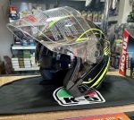 Casque Moto Jet Noir Vert V2 - K5 – Image 2