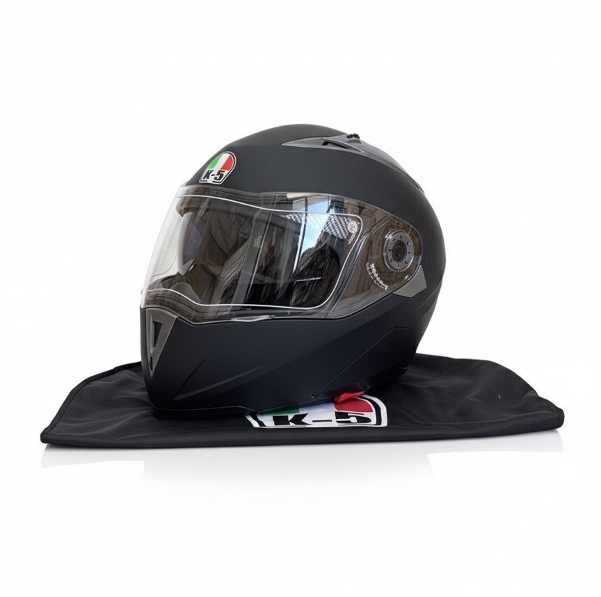 IMG_4883 Casque Moto Modulable Noir Mat - K5 – Image 1