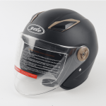 Casque Moto Jet Noir Mat