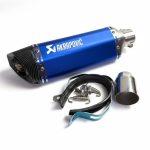 Pot d'échappement Akrapovic BLEU
