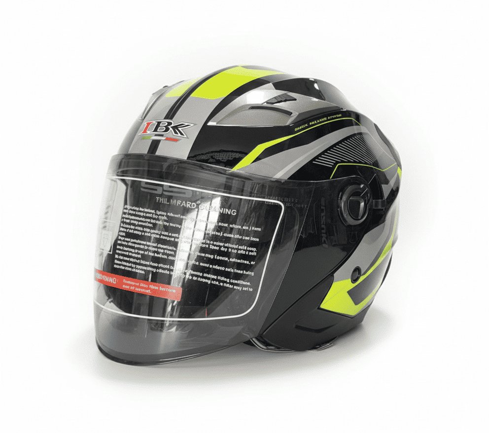 Gemini_Generated_Image_1q538b1q538b1q53 Casque Moto Jet IBK- Noir Fluo – Image 1
