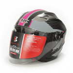 Casque Moto Jet IBK- Gray Pink