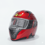 Casque Moto Modulable VRWEARE - Rouge Brillant