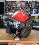 Casque Moto Jet IBK- Noir Brillant – Image 2