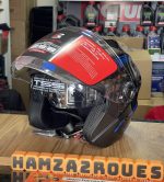Casque Moto Jet IBK- Noir Bleu – Image 3