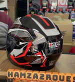 Casque Moto Jet IBK- Noir Rouge – Image 4