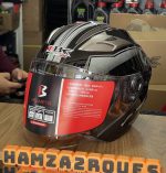Casque Moto Jet IBK- Noir Gris – Image 2