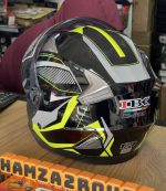 Casque Moto Jet IBK- Noir Fluo – Image 4
