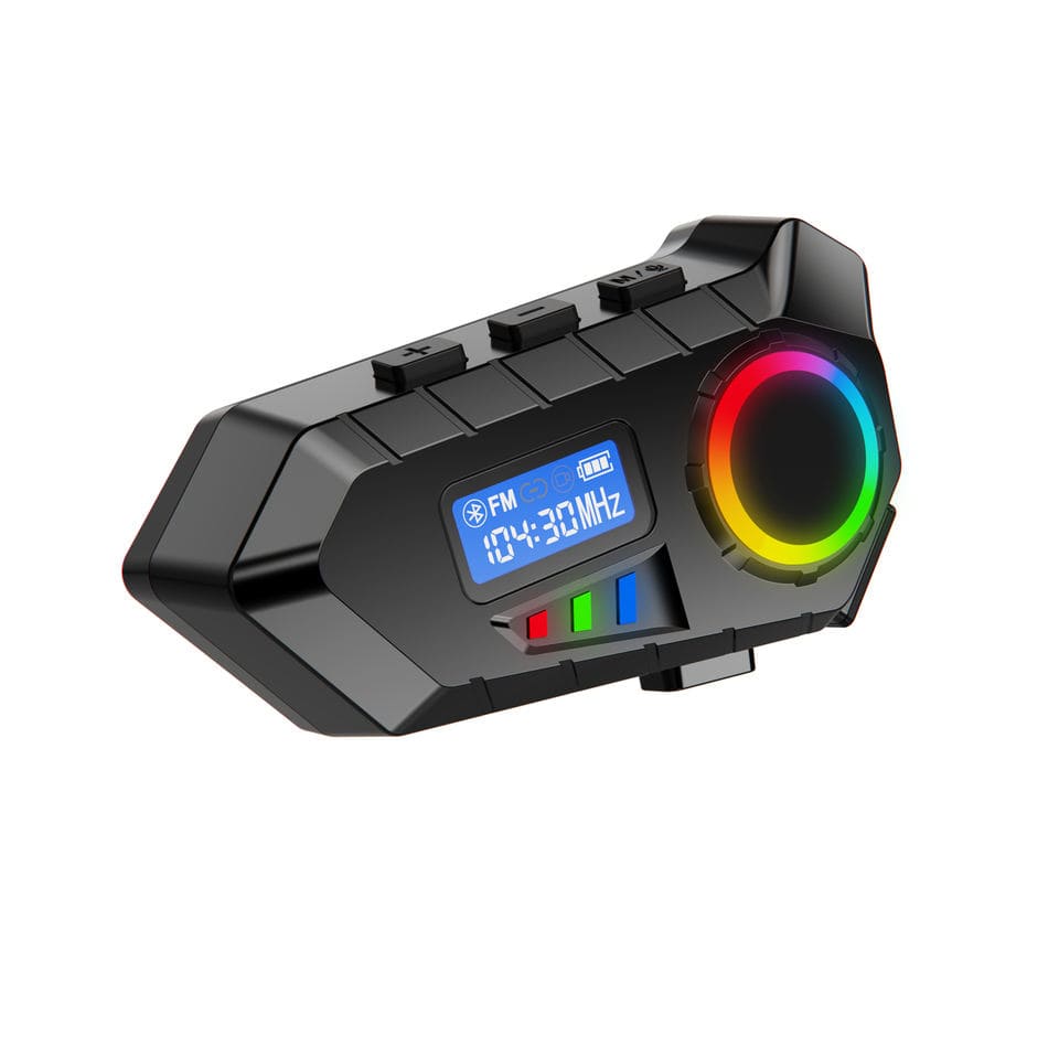 H3855af747ffb497a9f4cd36395223338H.jpg_960x960q80 (1) Y30 Kit Bluetooth Casque Moto Sans fil LED RADIO FM – Image 1