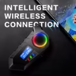 Y30 Kit Bluetooth Casque Moto Sans fil LED RADIO FM – Image 3