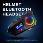 Y30 Kit Bluetooth Casque Moto Sans fil LED RADIO FM – Image 5