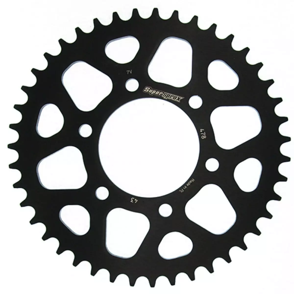 couronne-supersprox-alu-ral-47843-blk Couronne 47843 KAWASAKI Z750 - Supersprox – Image 1
