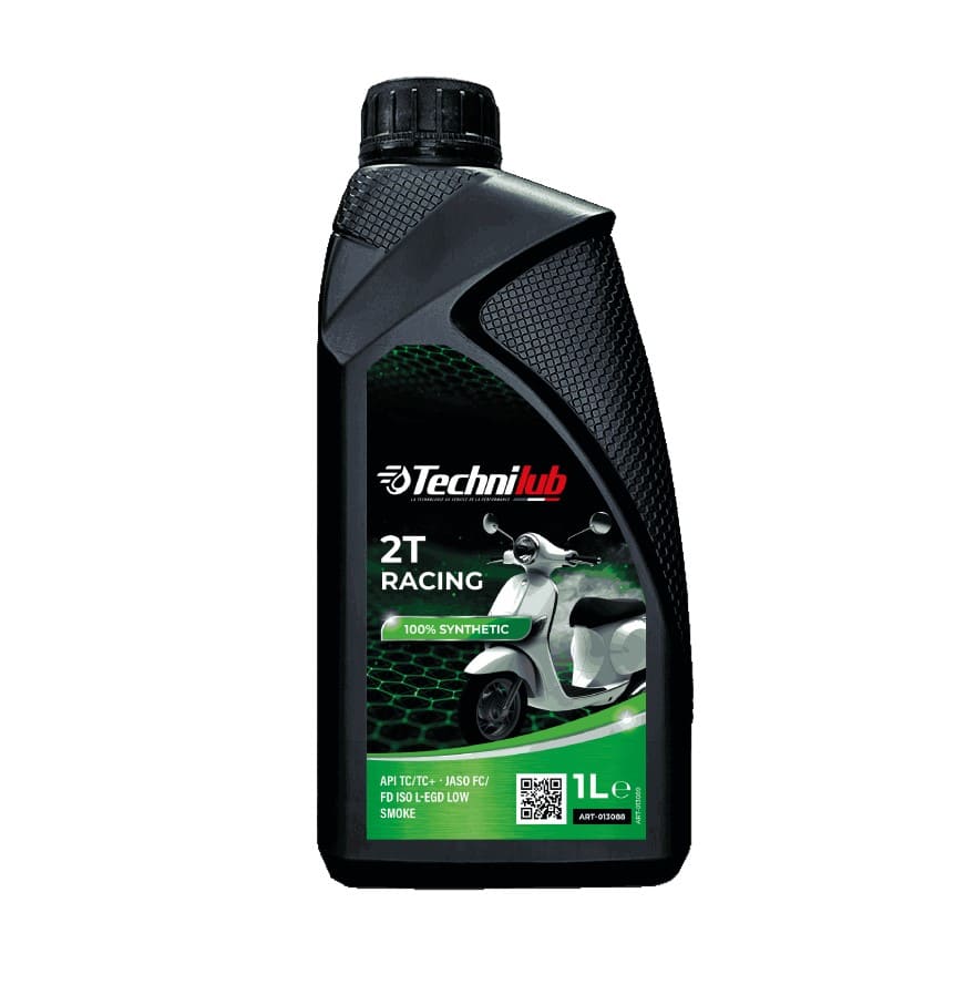racing-2t-100-synthetic (1) (1) Huile Moteur Technilub 2T Racing 100% Synthetic 1L – Image 1