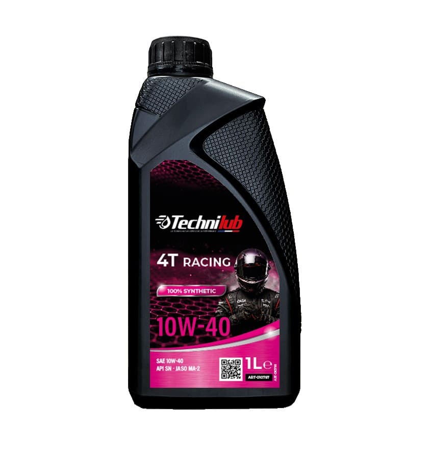 racing-4t-10w-40 (1) Huile moteur 10W40 4T Technilub 100 % Synthetic 1L – Image 1
