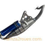 Pot d'échappement Nitro/Ovetto 50cc Bleu