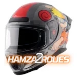 Casque Moto intégral Axor Saber Naruto - Orange – Image 4
