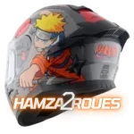 Casque Moto intégral Axor Saber Naruto - Orange – Image 3