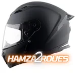 Casque Moto intégral Axor Hunter Solid - Noir