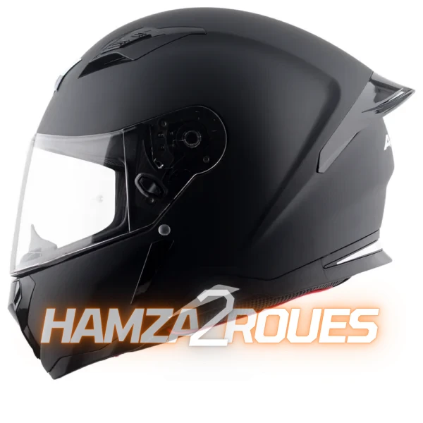 Casque Moto intégral Axor Hunter Solid - Noir