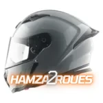 Casque Moto intégral Axor Hunter Solid - Gris