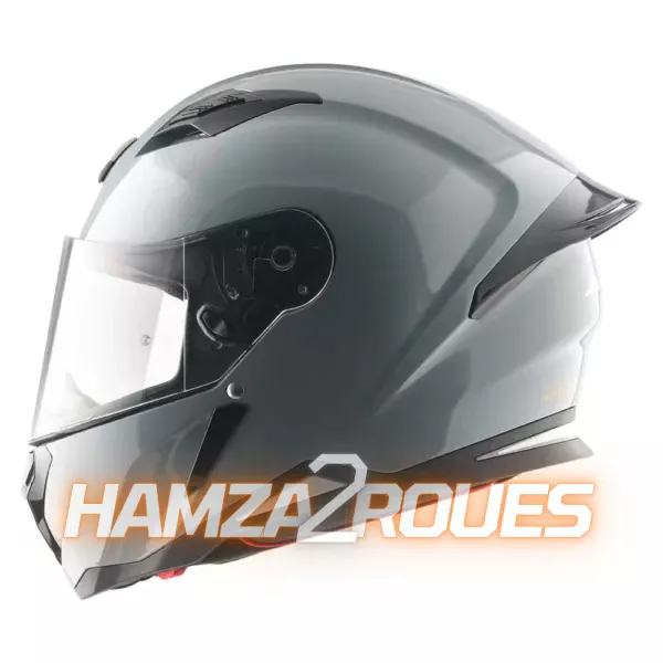 Casque Moto intégral Axor Hunter Solid - Gris