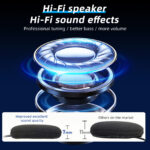 WAYXIN T2 Kit Bluetooth Casque Moto Sans fil LED – Image 6