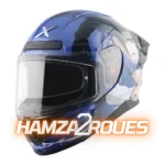 Casque Moto intégral Axor Saber Sasuke - Bleu – Image 4