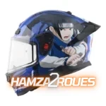 Casque Moto intégral Axor Saber Sasuke - Bleu