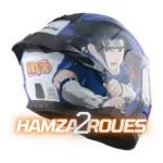 Casque Moto intégral Axor Saber Sasuke - Bleu – Image 3