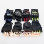 Gants de Moto Demi-Doigts avec Protection