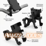 Support Téléphone Aluminium Fixation Guidon