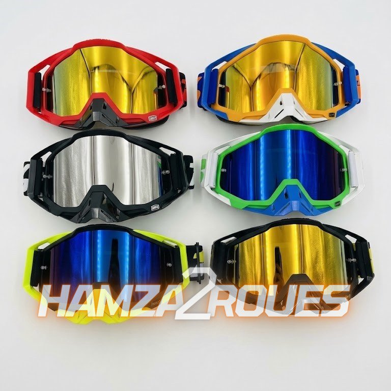 fbeb3e1a-6818-4054-b978-a641efd7be5d Masque de Protection Moto/Enduro - Verres Miroirs – Image 1